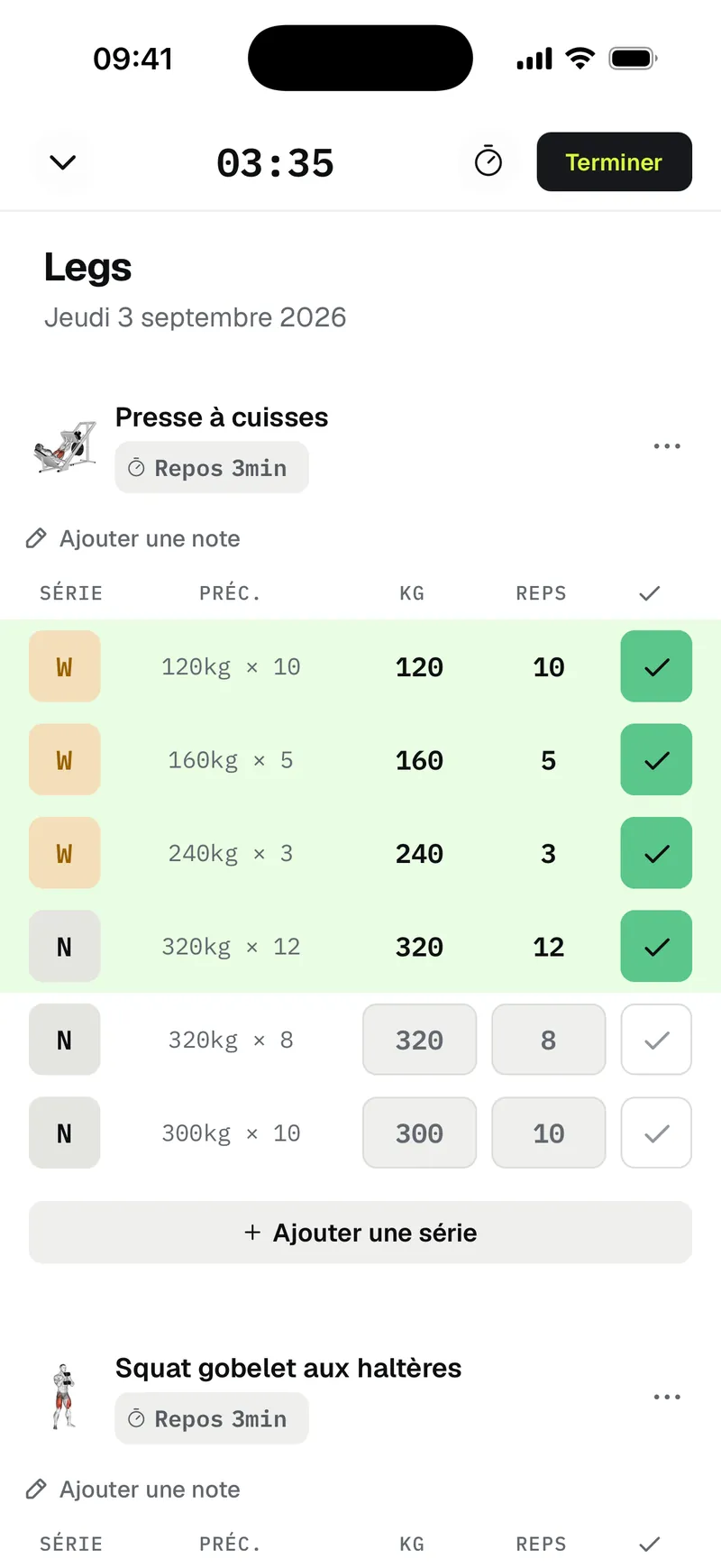 Aperçu de l'app Musku